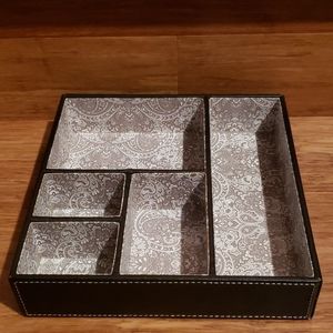 Bella Lux Vanity Tray Multi-Organizer